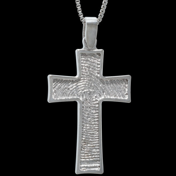 Silver Cross Pendant with Chain (#152)