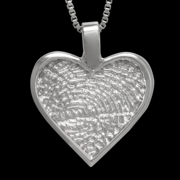Silver Heart with Chain (#42)