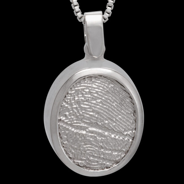 Silver Cremation Pendant with Chain (#102)